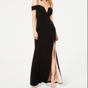 CITY STUDIOS JUNIORS OFF-THE-SHOULDER MAXI